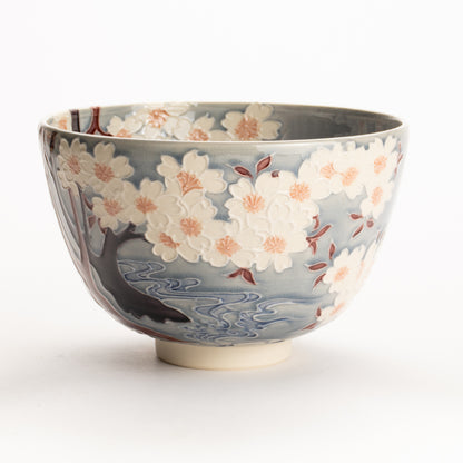 Matcha bowl -Sakura tree Ichinyo KOTOPOTTER