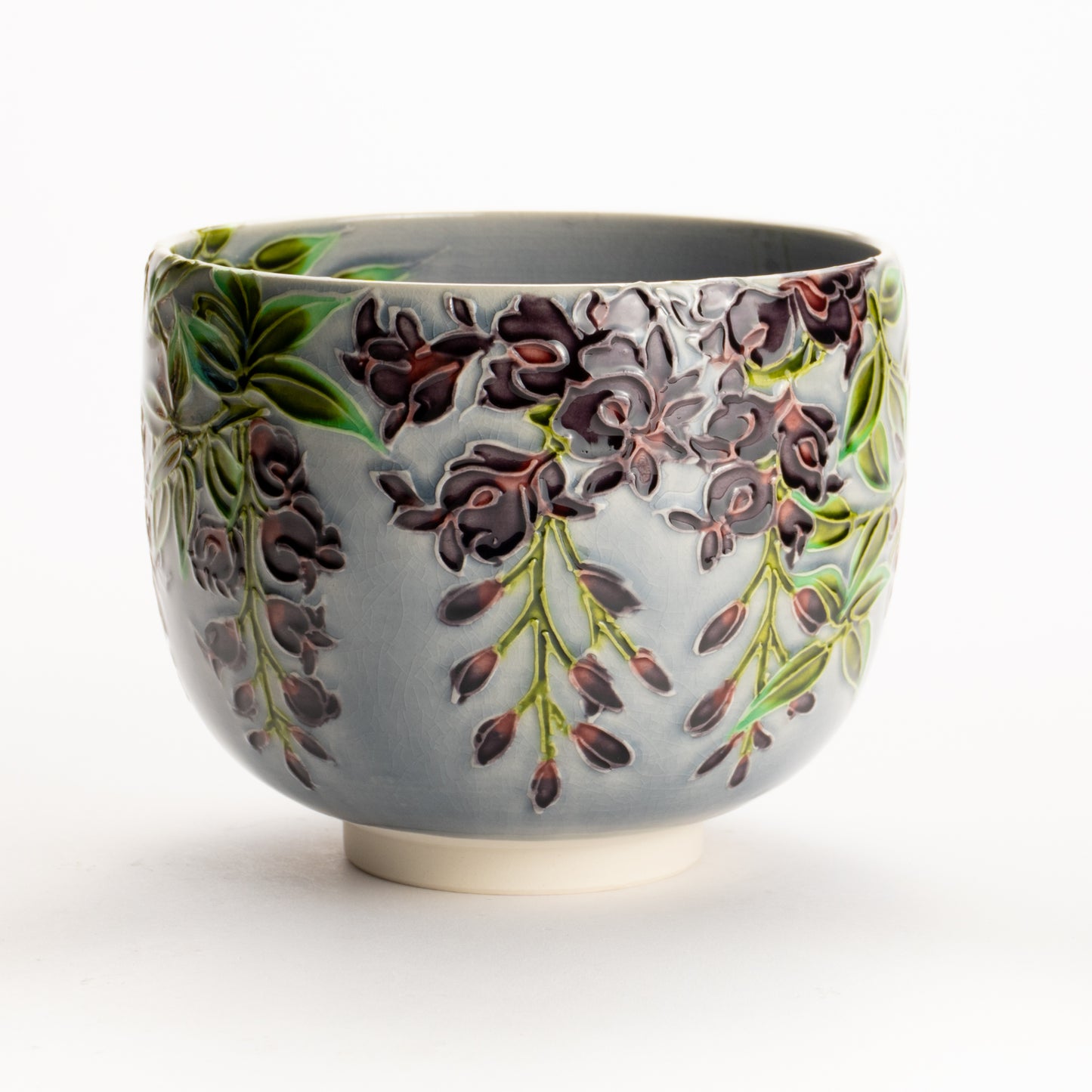 Matcha bowl -Wisteria by Ichinyo KOTOPOTTER