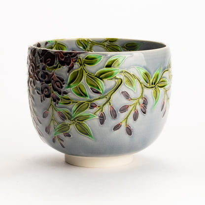 Matcha bowl -Wisteria by Ichinyo KOTOPOTTER