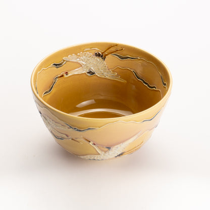 Matcha bowl -Sunrise,Crane by Ichinyo KOTOPOTTER