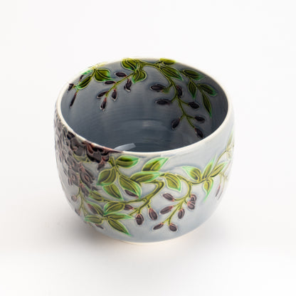 Matcha bowl -Wisteria by Ichinyo KOTOPOTTER