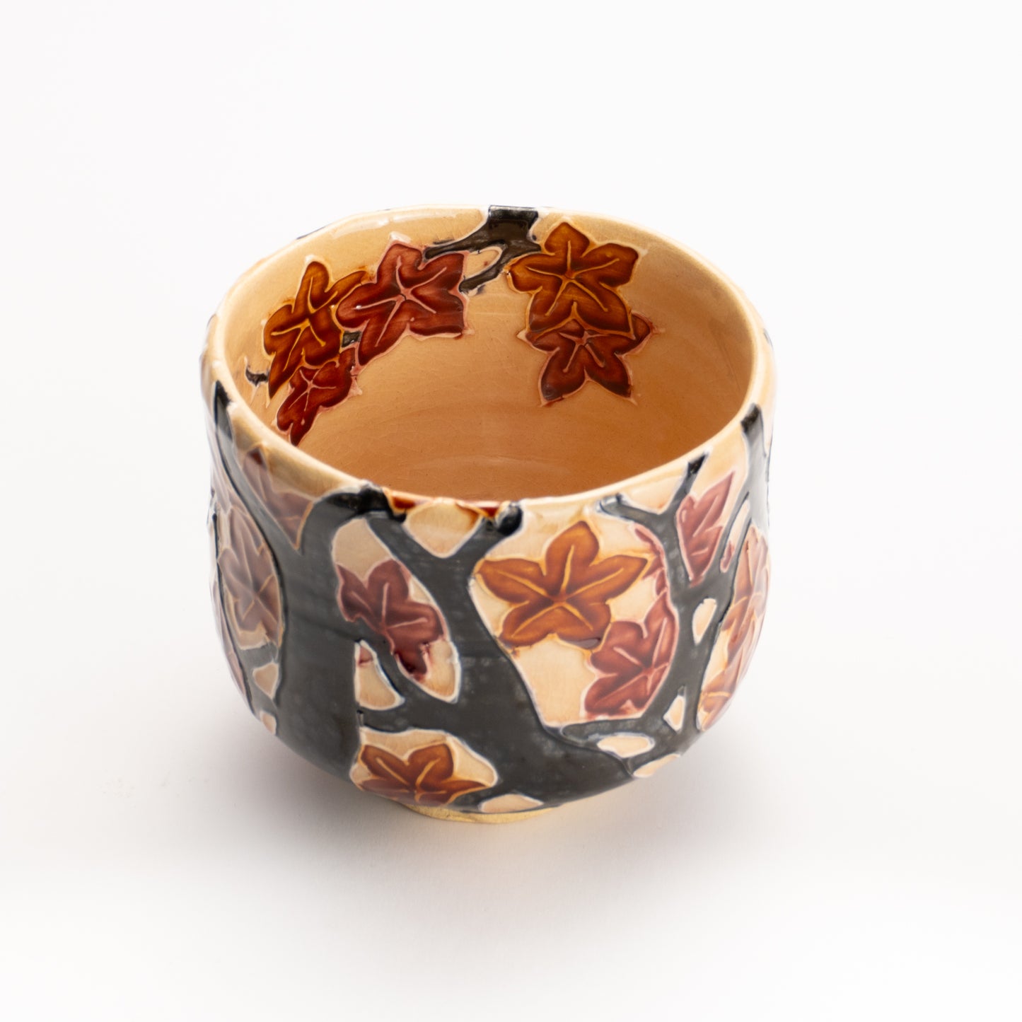 Matcha bowl -Autumn leaves by Ichinyo KOTOPOTTER