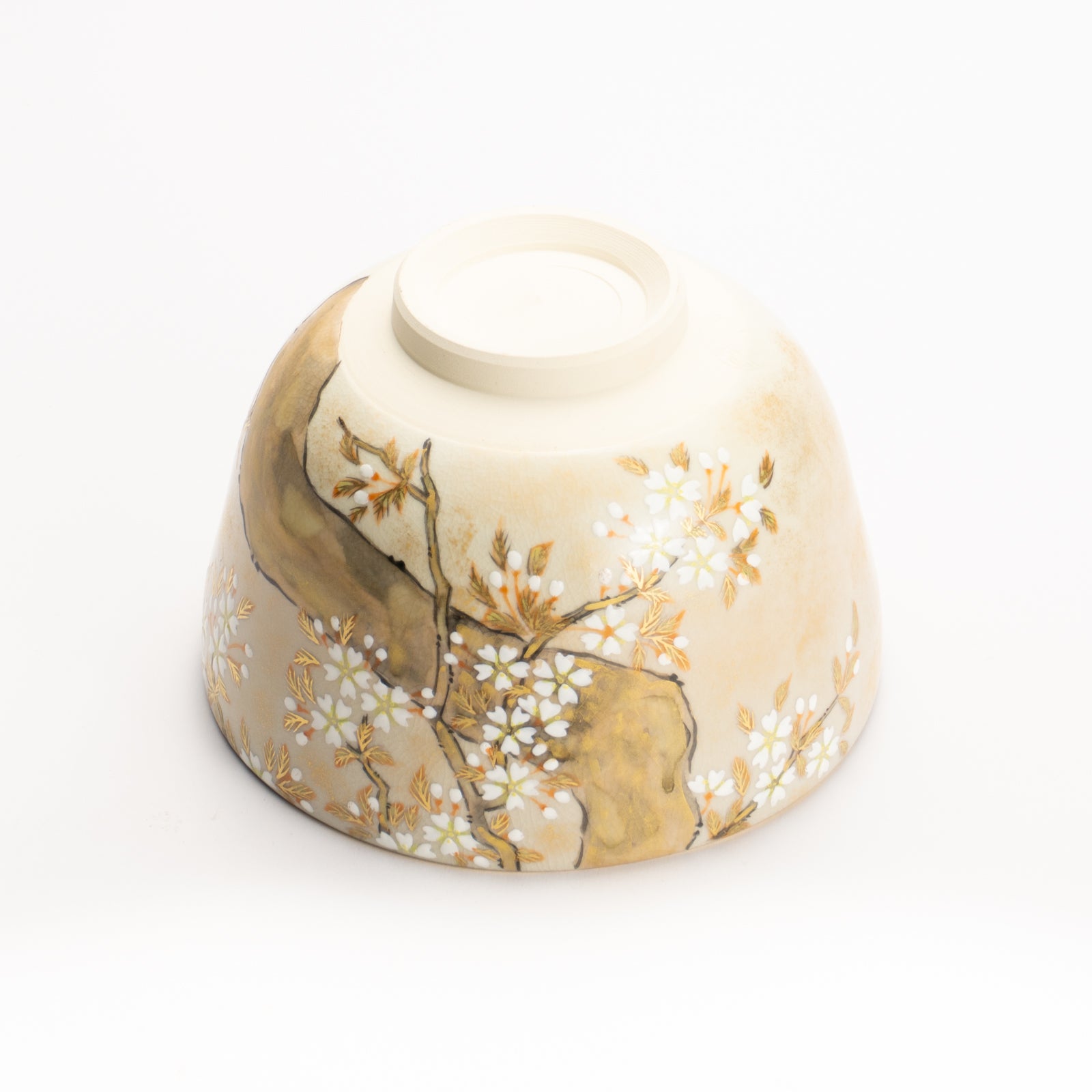 抹茶碗　色絵琳派"桜図"　善昇 KOTOPOTTER