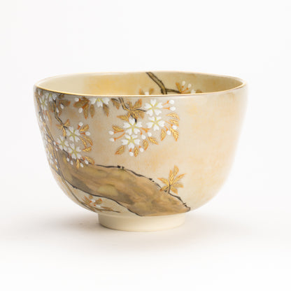 抹茶碗　色絵琳派"桜図"　善昇 KOTOPOTTER