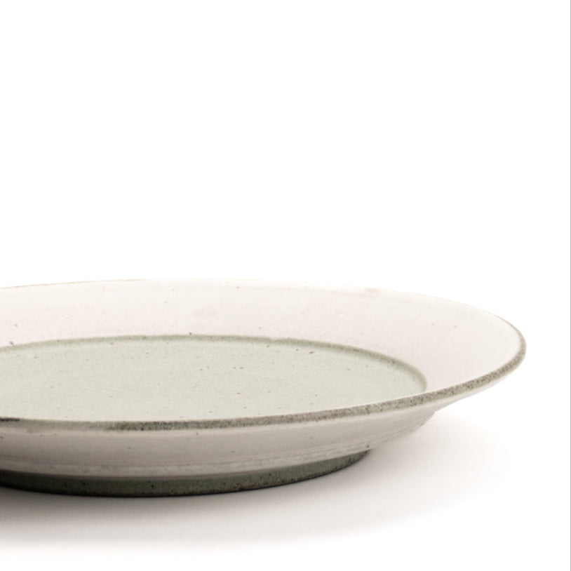 8寸皿　掛け分け　長元宏 - Handcrafted Japanese pottery from Kyoto - Kyo ware / Kiyomizu ware.