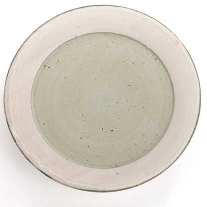 8寸皿　掛け分け　長元宏 - Handcrafted Japanese pottery from Kyoto - Kyo ware / Kiyomizu ware.