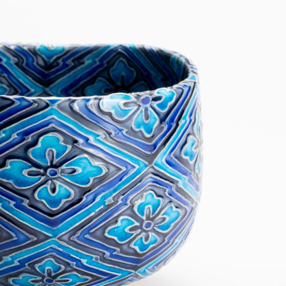 抹茶碗　松皮菱文様　一如 KOTOPOTTER