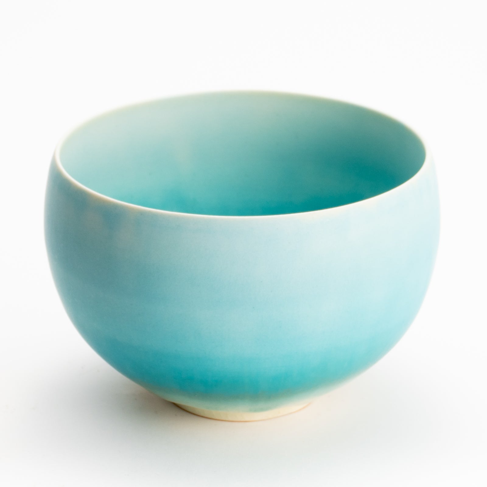 京都清水烧抹茶碗碧釉3B｜竹村阳太郎｜KOTOPOTTER