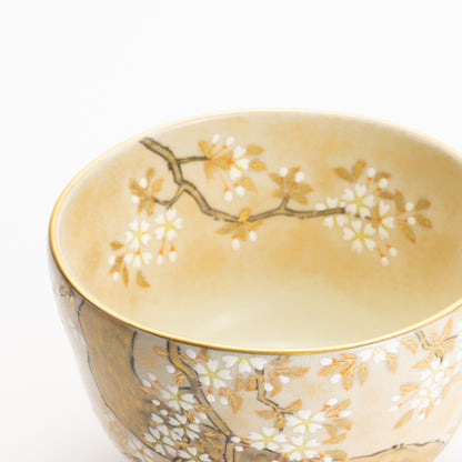 抹茶碗　色絵琳派"桜図"　善昇 KOTOPOTTER
