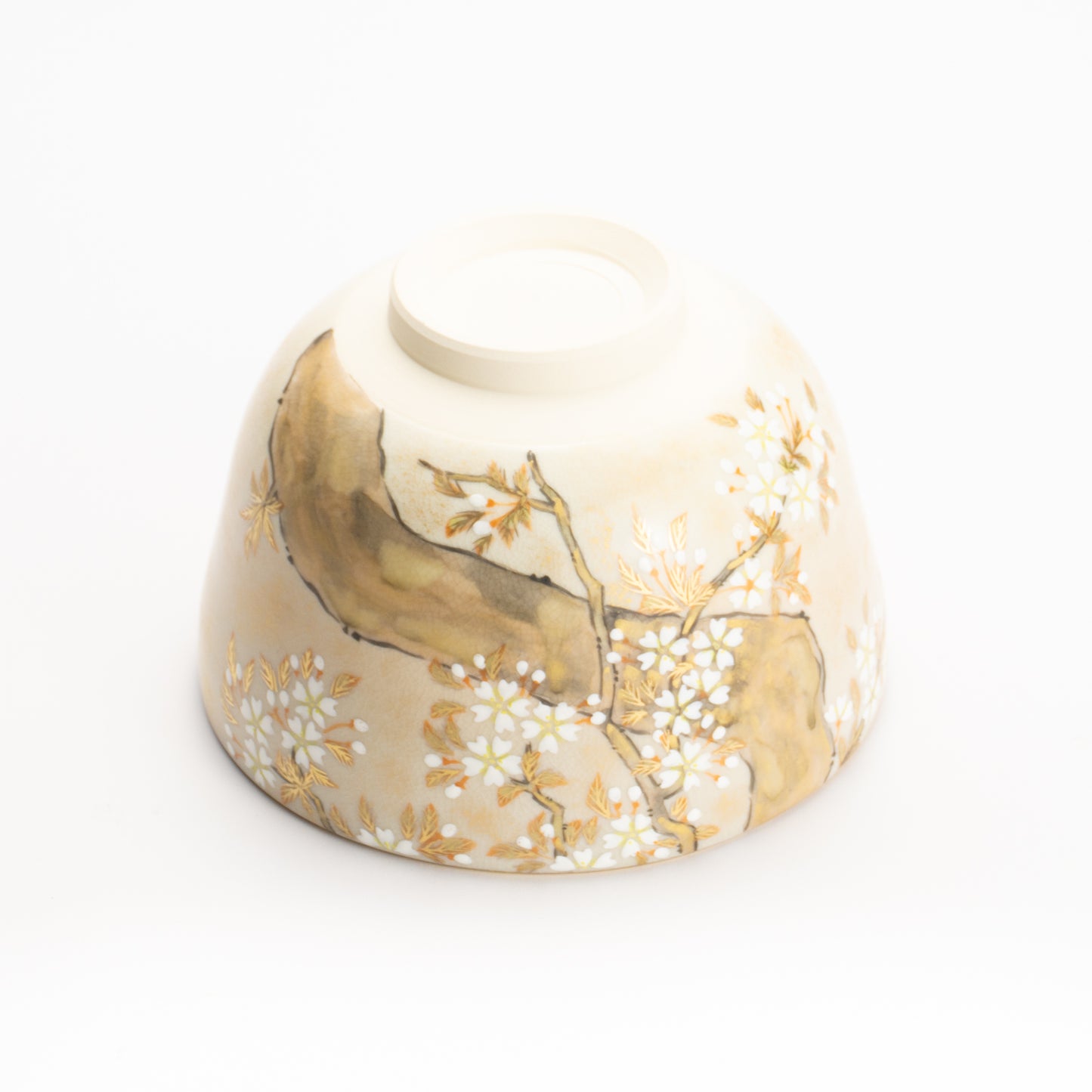抹茶碗　色絵琳派"桜図"　善昇 KOTOPOTTER