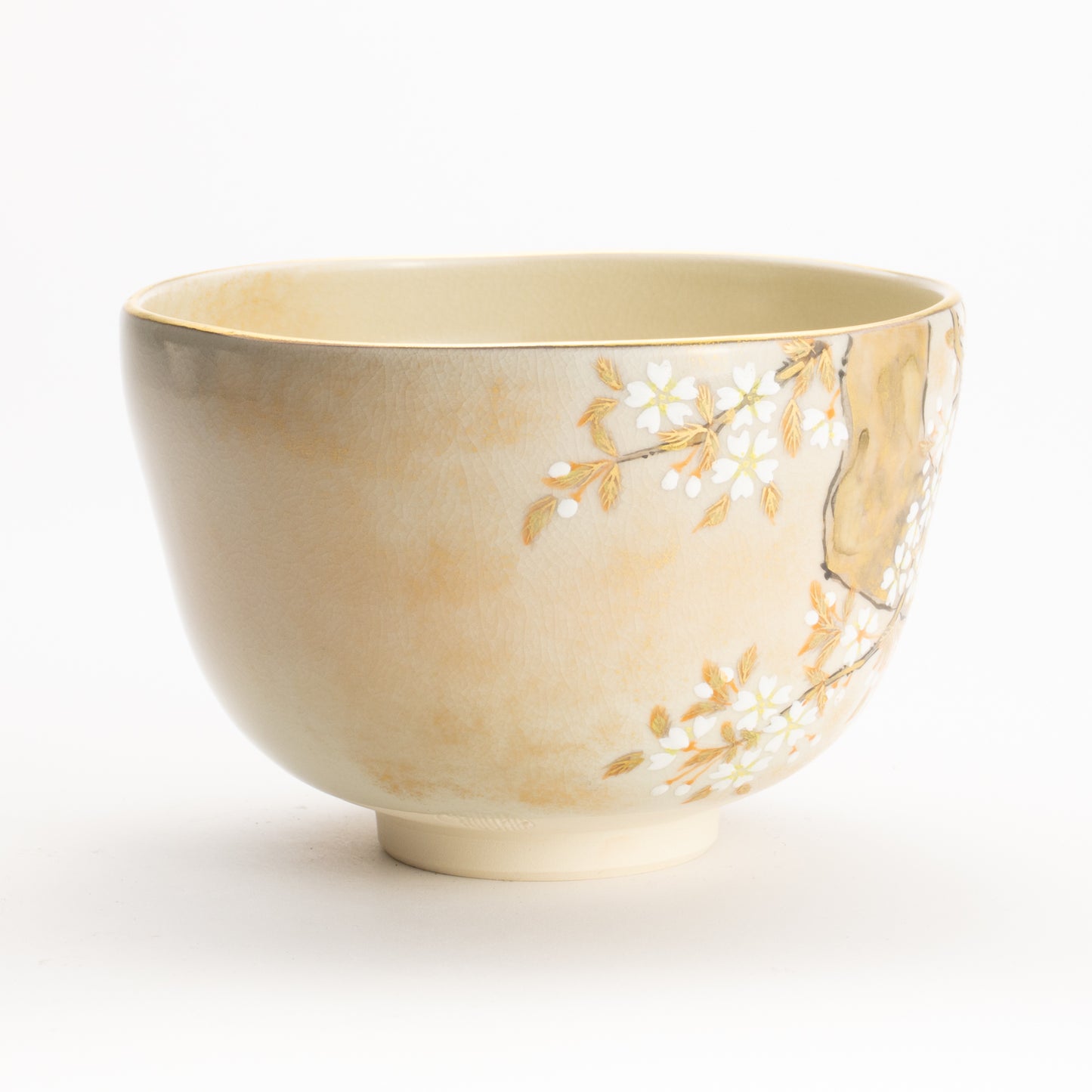 抹茶碗　色絵琳派"桜図"　善昇 KOTOPOTTER