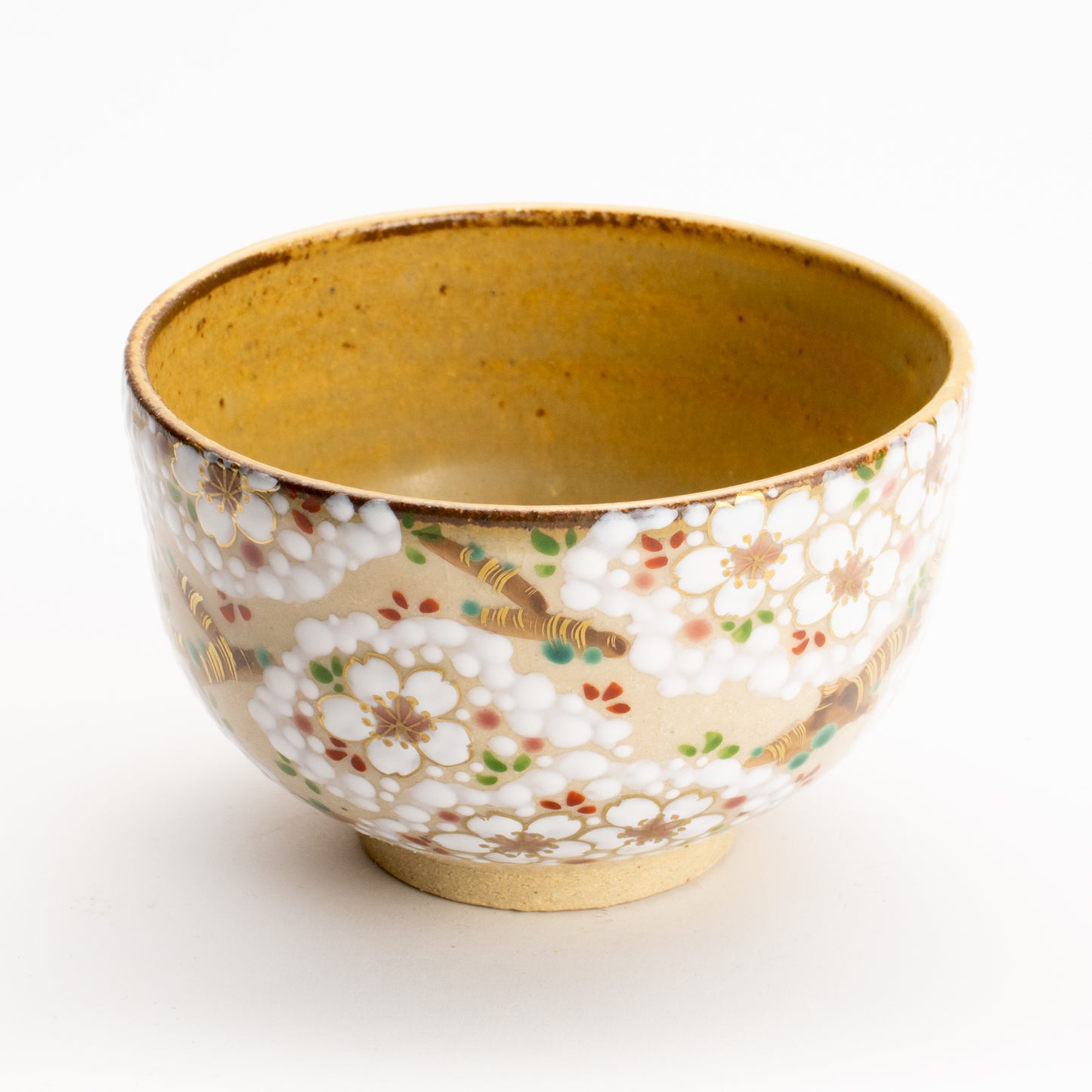 抹茶碗　掛分"満開の桜”　定一 KOTOPOTTER
