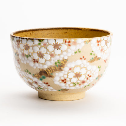 抹茶碗　掛分"満開の桜”　定一 KOTOPOTTER