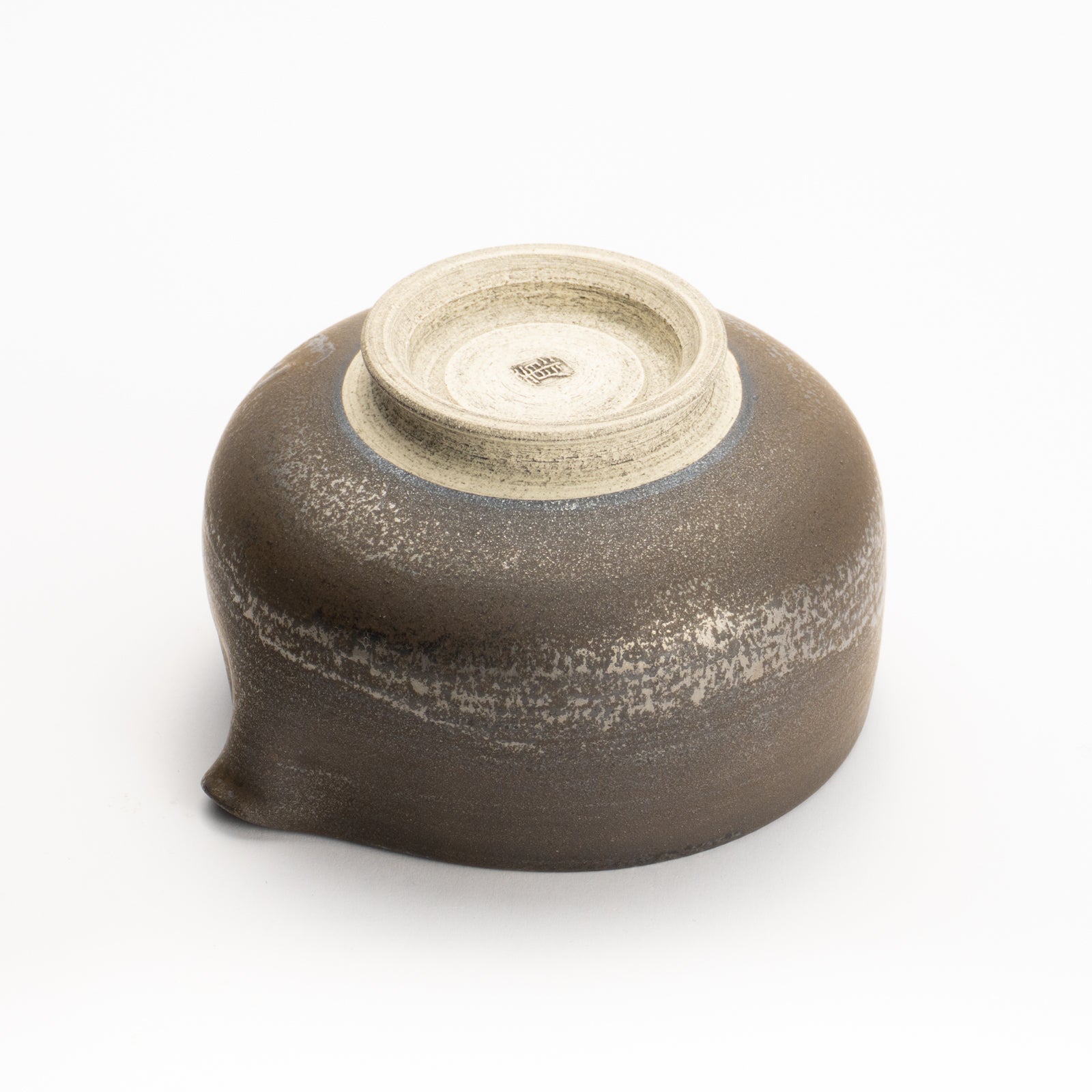 髙橋介炎作　抹茶碗 京都 清水焼】片口抹茶碗 
