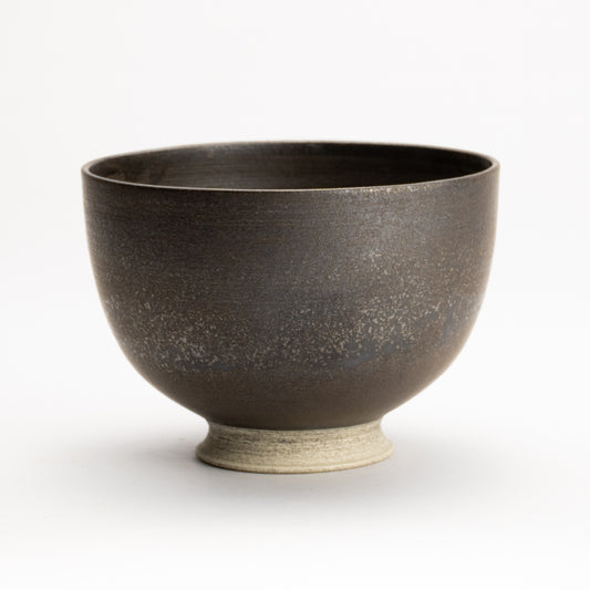 抹茶碗　丸形"鉄黒"　髙橋康治 KOTOPOTTER