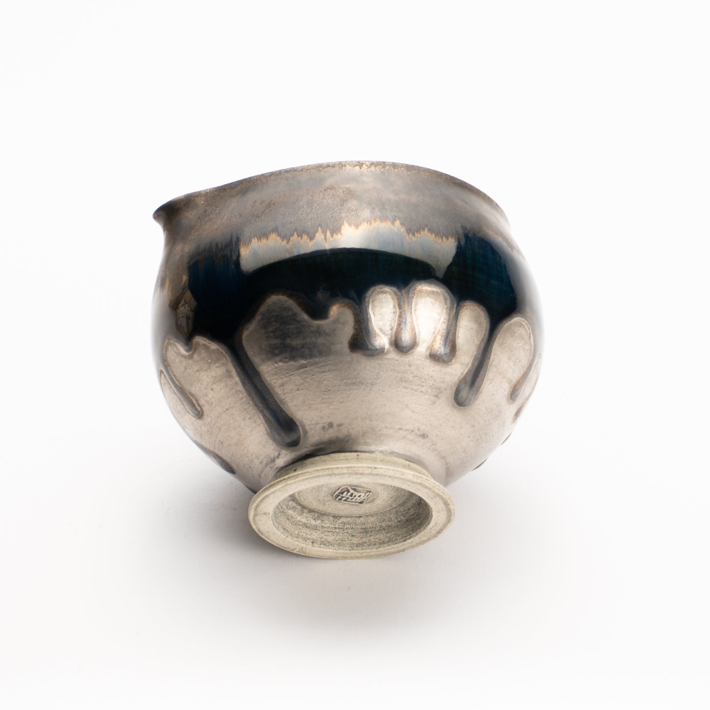 片口酒器　パラジウム彩 碧黒釉　髙橋康治 KOTOPOTTER