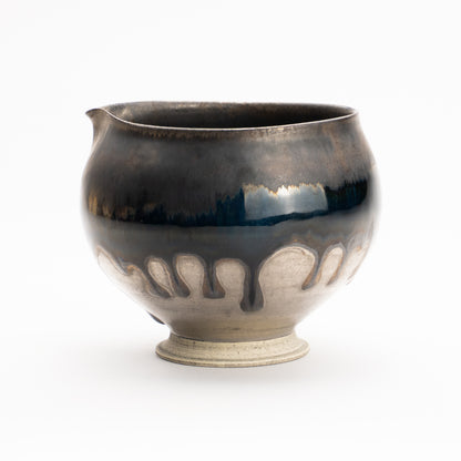 片口酒器　パラジウム彩 碧黒釉　髙橋康治 KOTOPOTTER