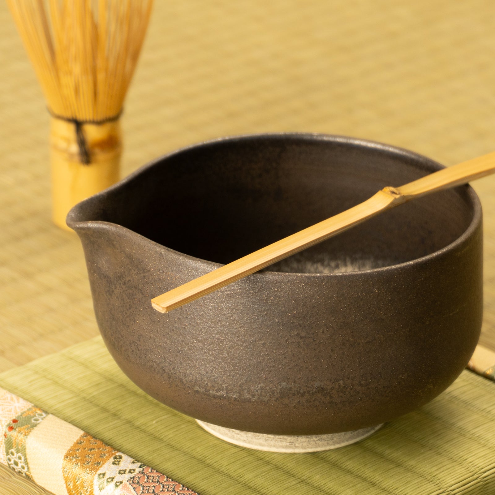 私の作った　国旗の茶碗　黒　日本　アメリカ　インド　抹茶茶碗　陶芸 茶道具 抹茶茶碗 清水焼 陶謙窯 茶かざり抹茶碗 黒 [ 松 / 桜 / 梅