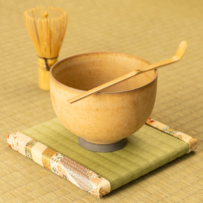 抹茶碗　丸形"銹茶"　髙橋康治 KOTOPOTTER
