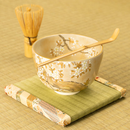 抹茶碗　色絵琳派"桜図"　善昇 KOTOPOTTER