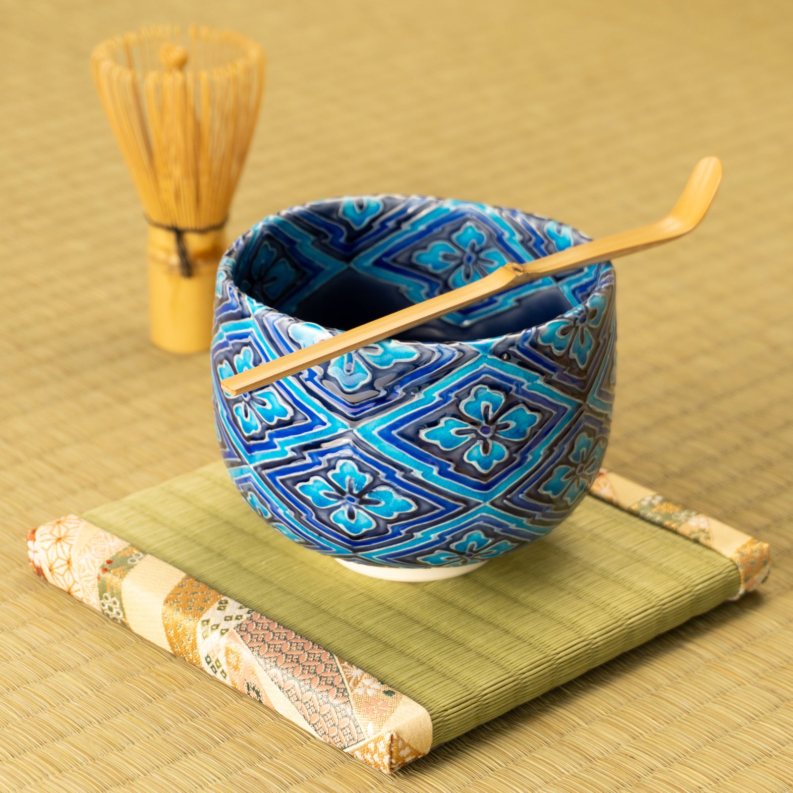 抹茶碗　松皮菱文様　一如 KOTOPOTTER