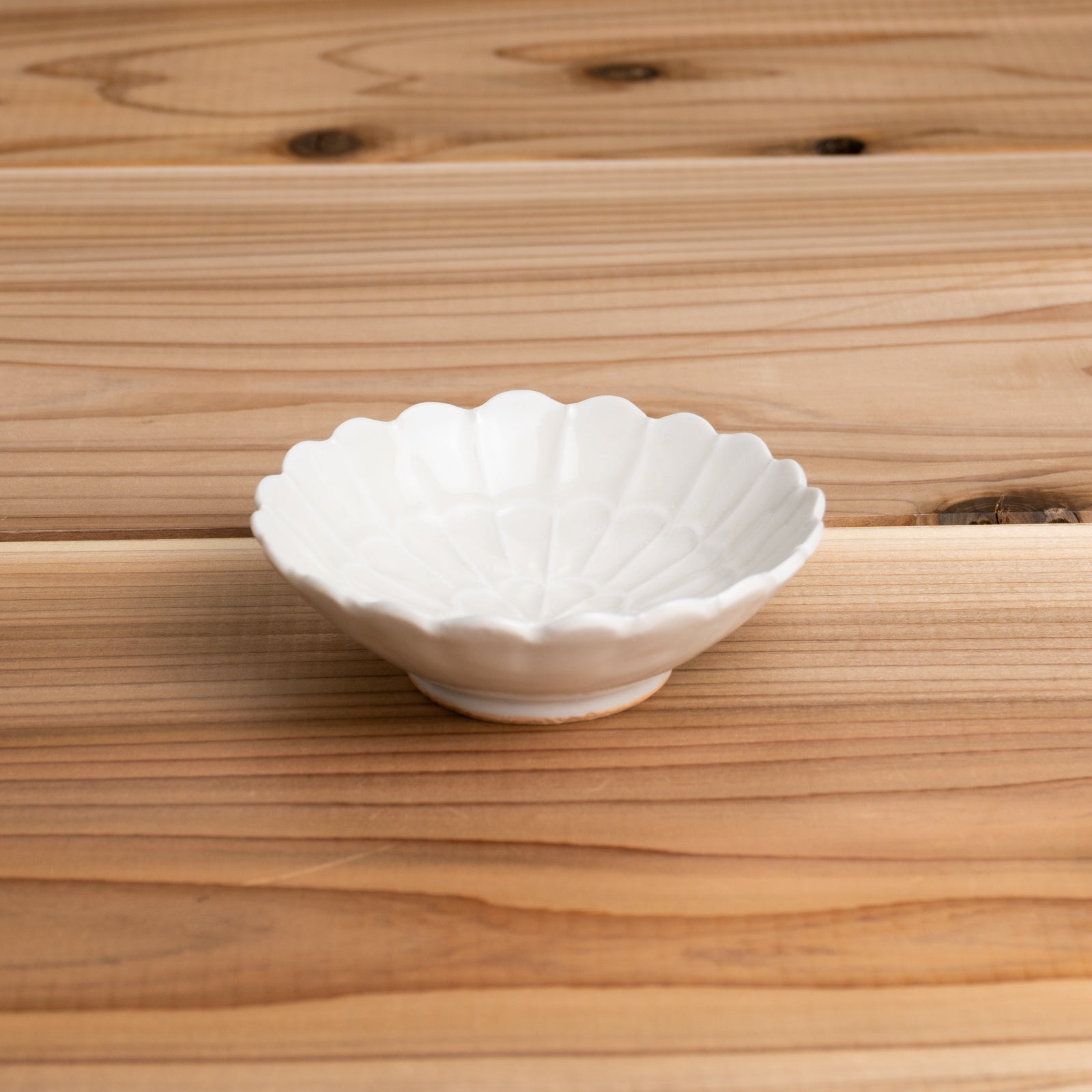 【清水焼】豆鉢　菊 灰青釉　前田麻美 KOTOPOTTER