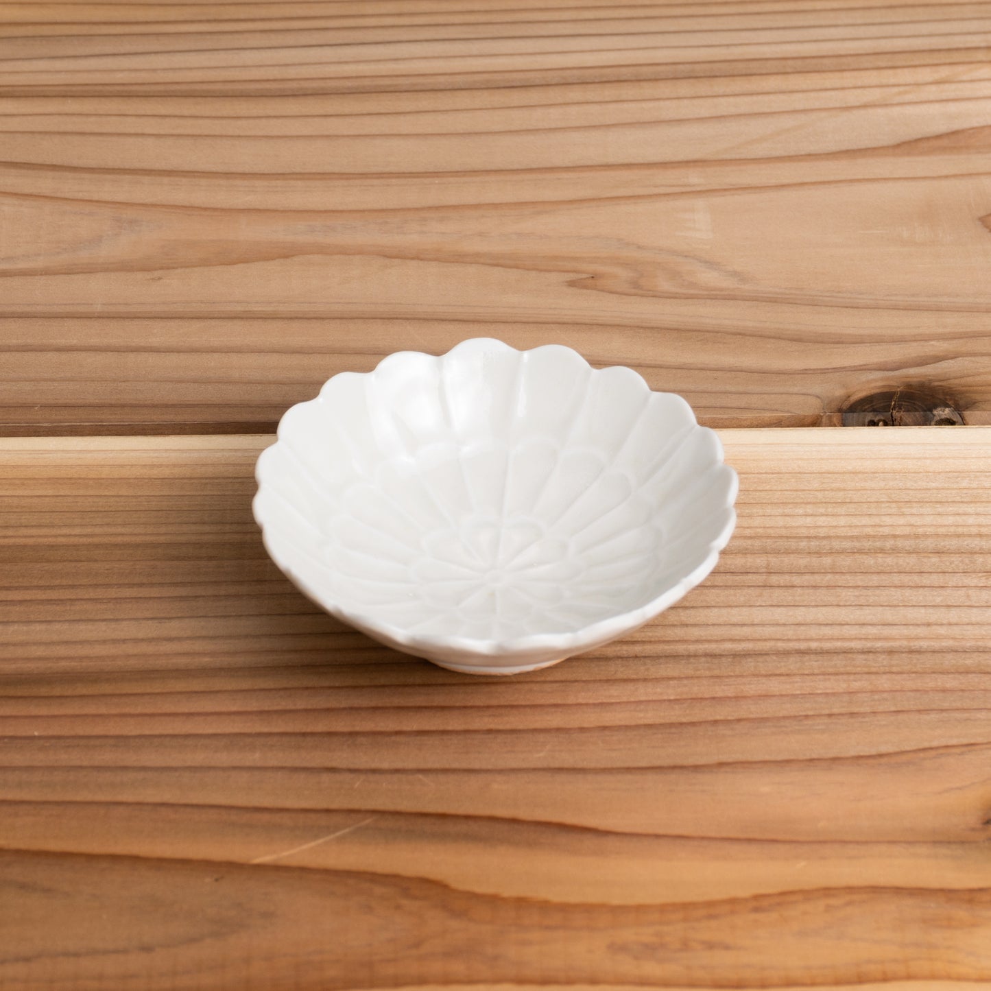 【清水焼】豆鉢　菊 灰青釉　前田麻美 KOTOPOTTER