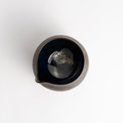 片口酒器　パラジウム彩 碧黒釉　髙橋康治 KOTOPOTTER