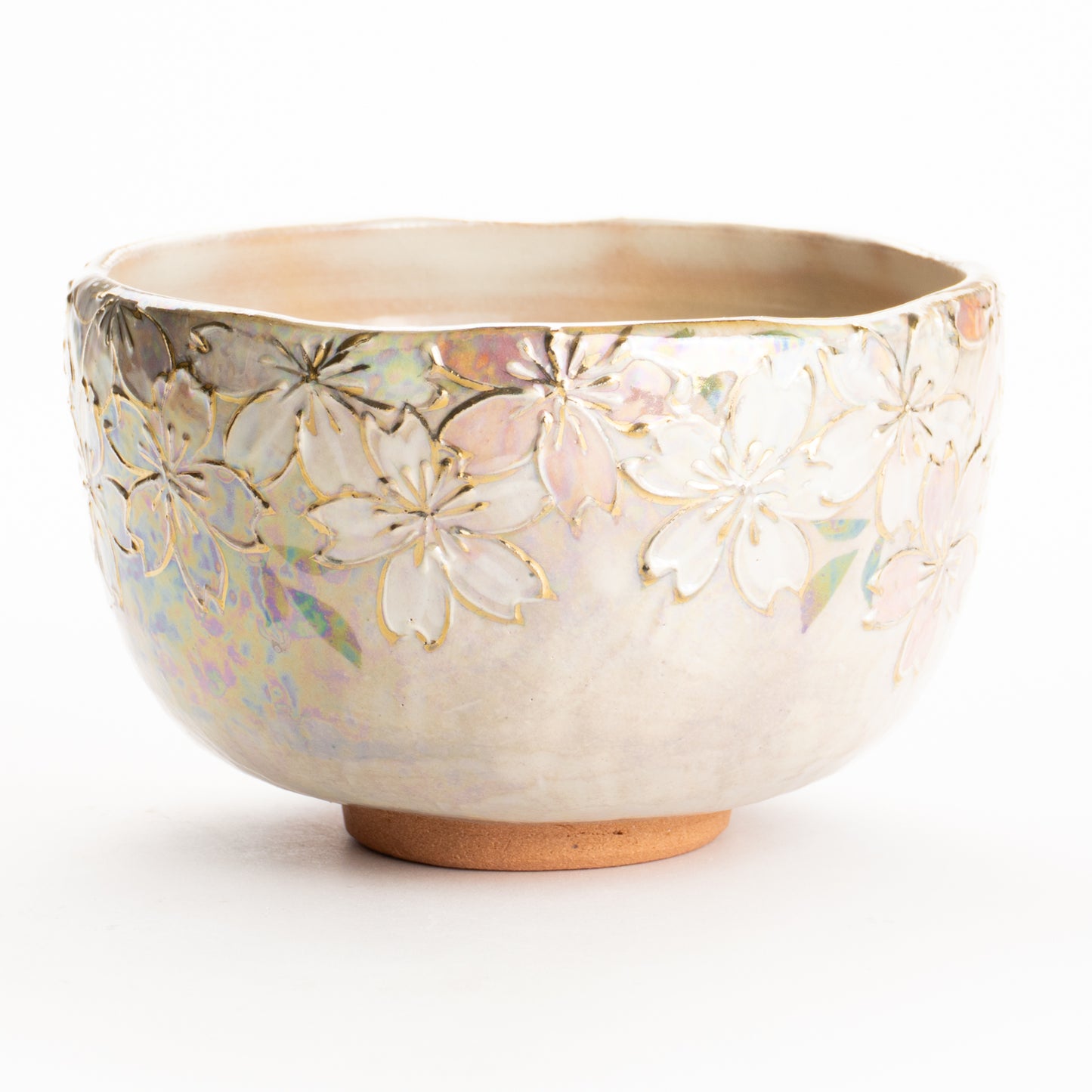 抹茶碗　ラスター彩"桜図"　俊山窯 KOTOPOTTER