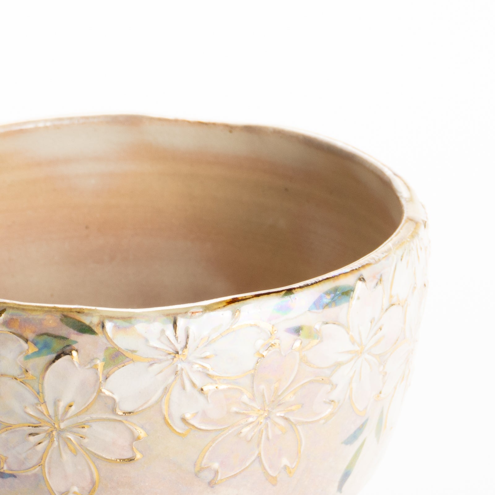 抹茶碗　ラスター彩"桜図"　俊山窯 KOTOPOTTER