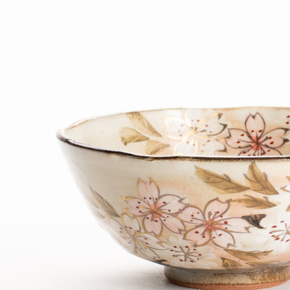 【清水焼】茶碗　山桜　俊山窯 KOTOPOTTER