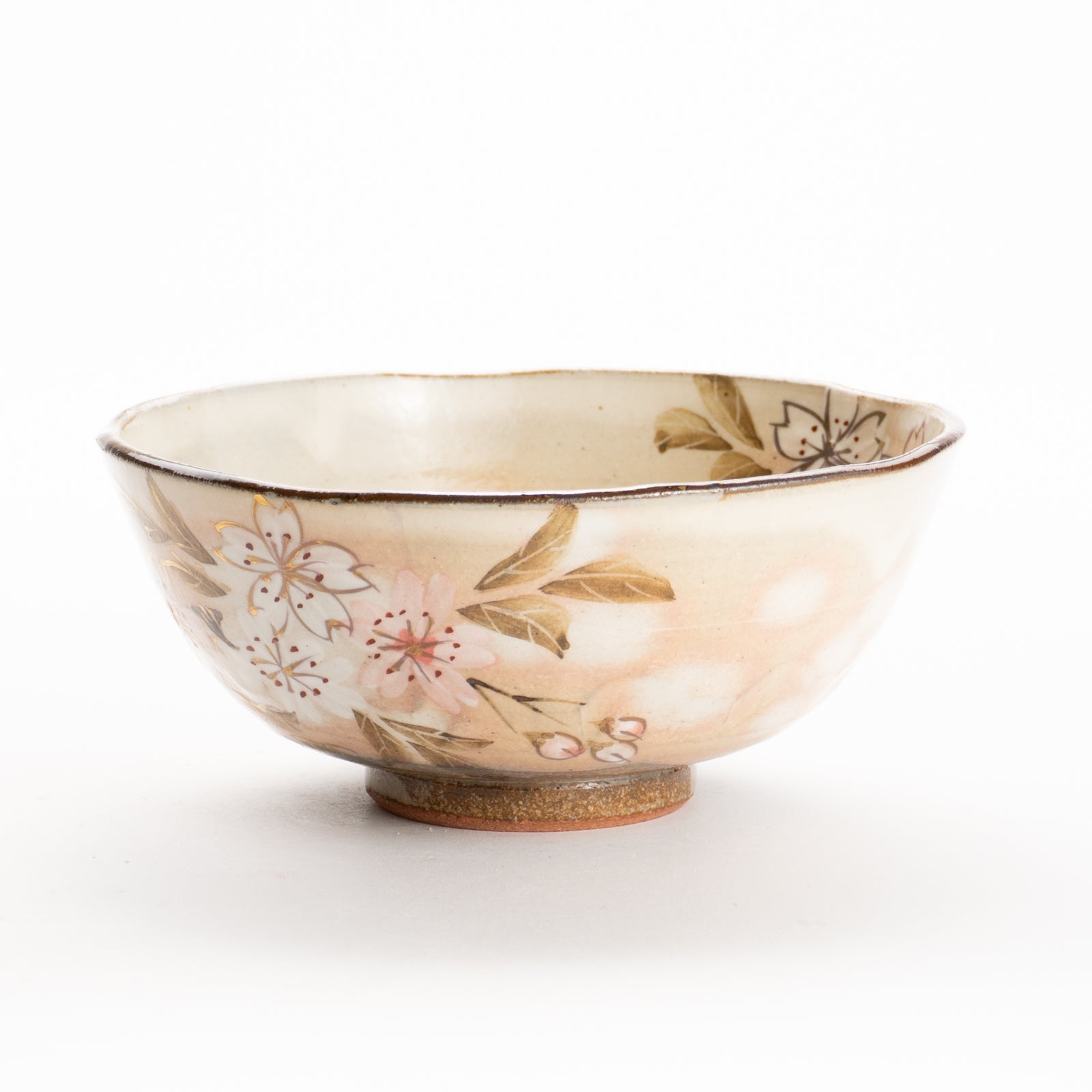 【清水焼】茶碗　山桜　俊山窯 KOTOPOTTER