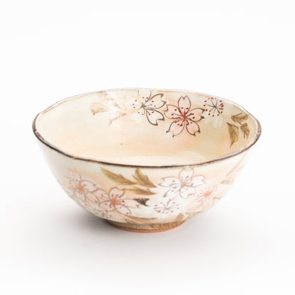 【清水焼】茶碗　山桜　俊山窯 KOTOPOTTER