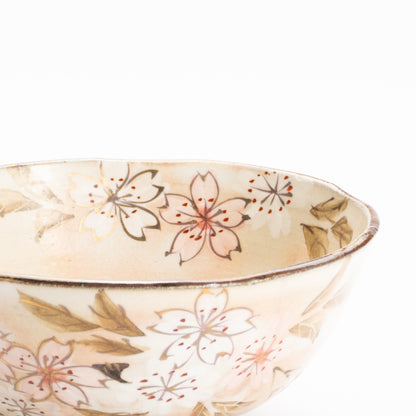 【清水焼】茶碗　山桜　俊山窯 KOTOPOTTER