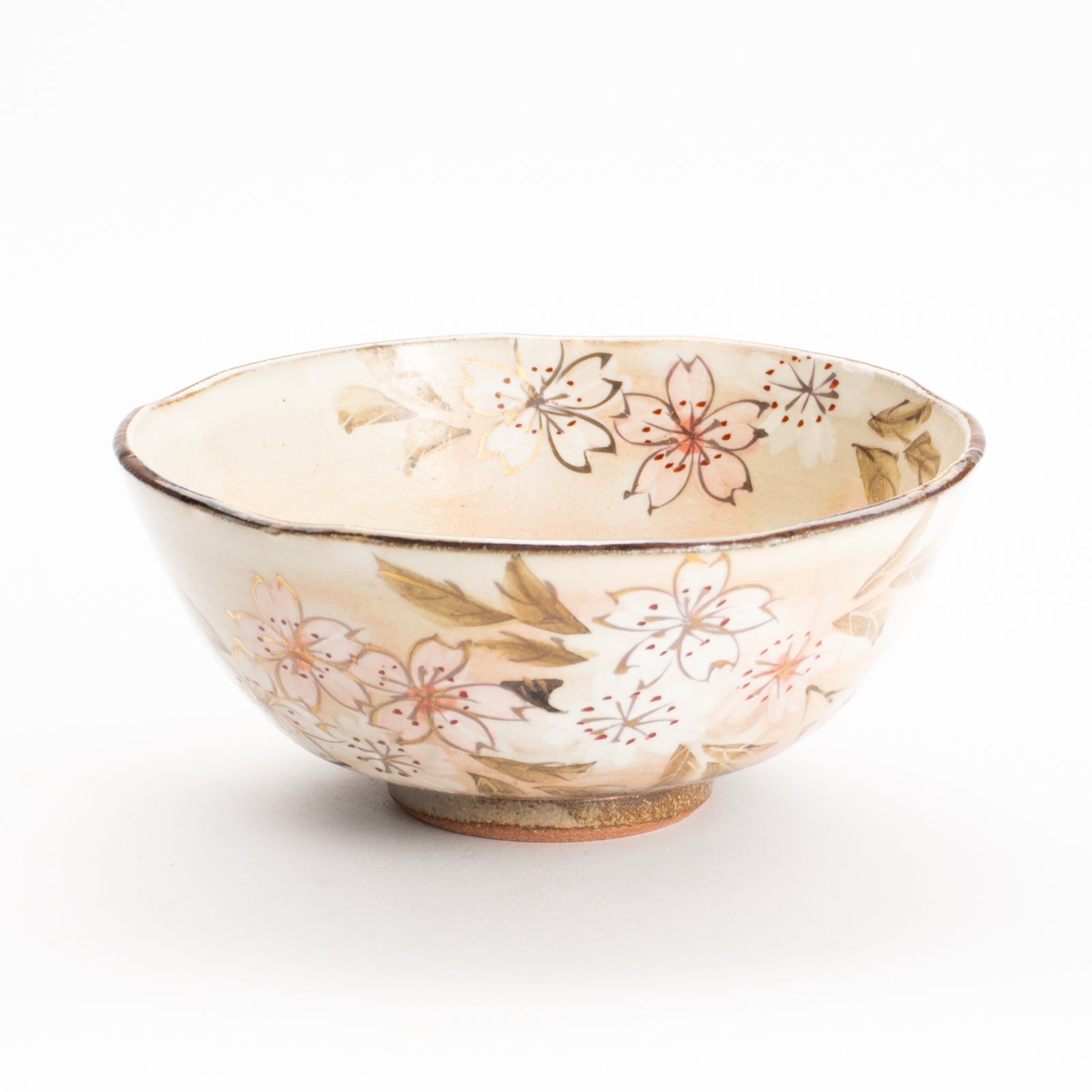 【清水焼】茶碗　山桜　俊山窯 KOTOPOTTER