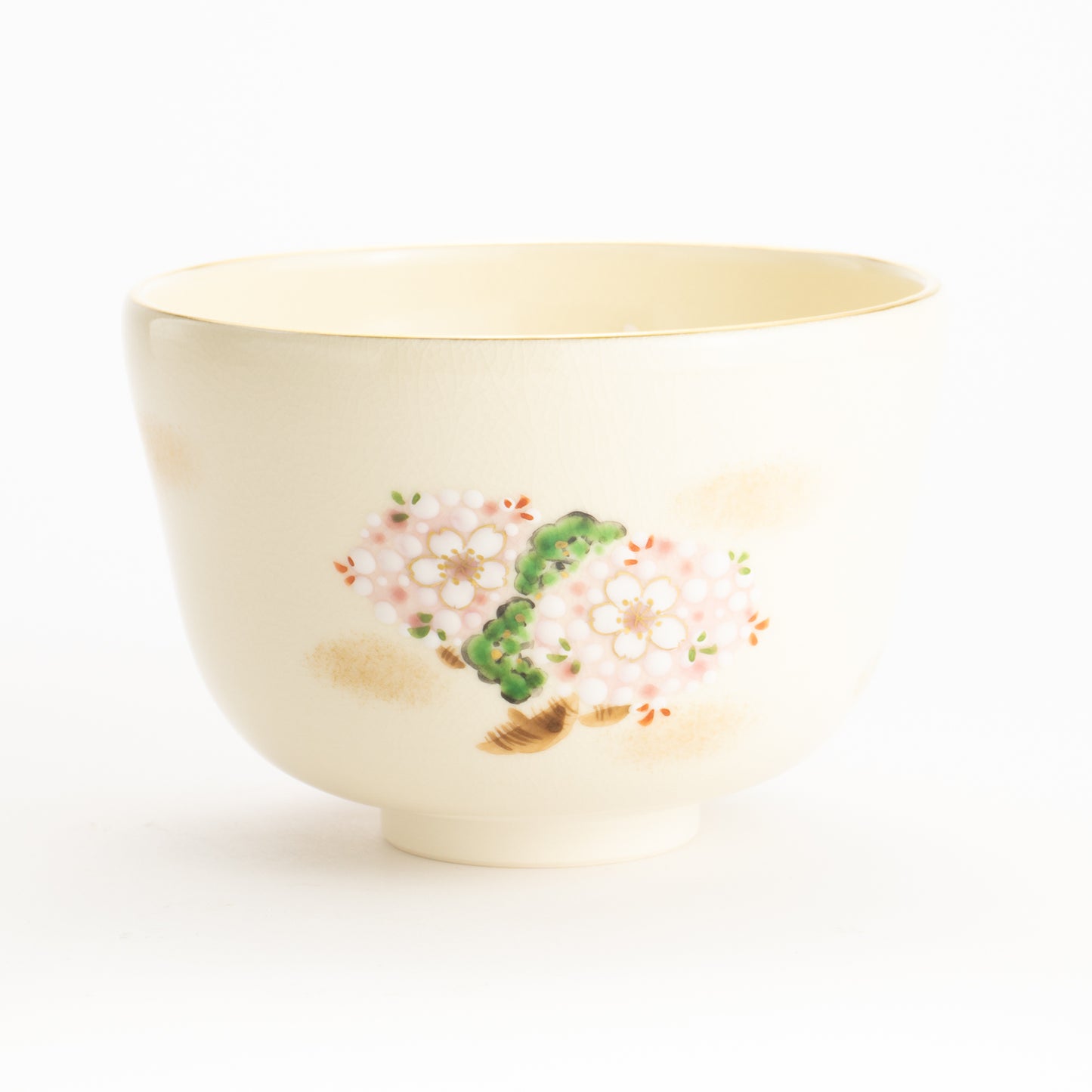 抹茶碗　春の清水寺　陶楽 KOTOPOTTER