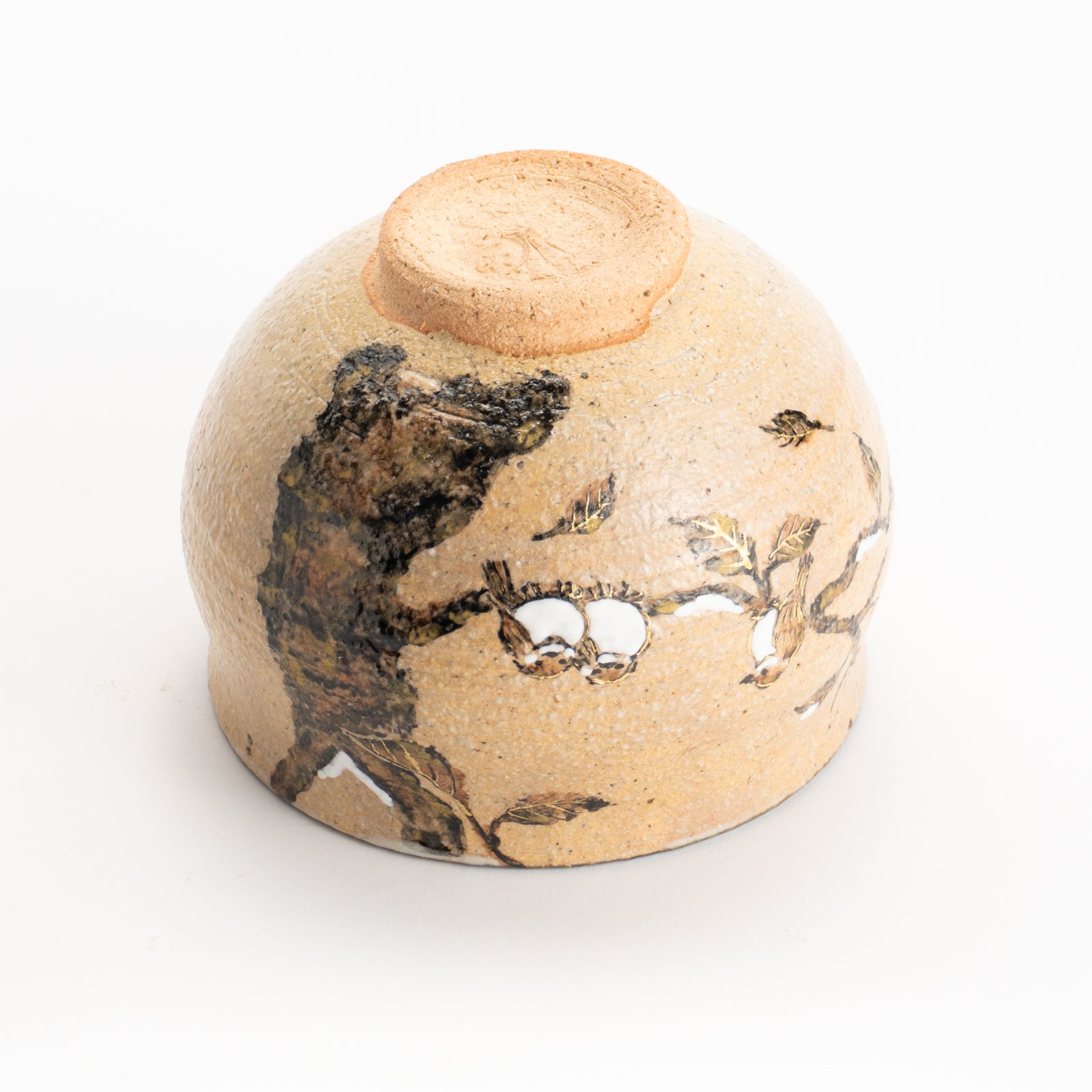 抹茶碗　寒雀　中村良二 KOTOPOTTER