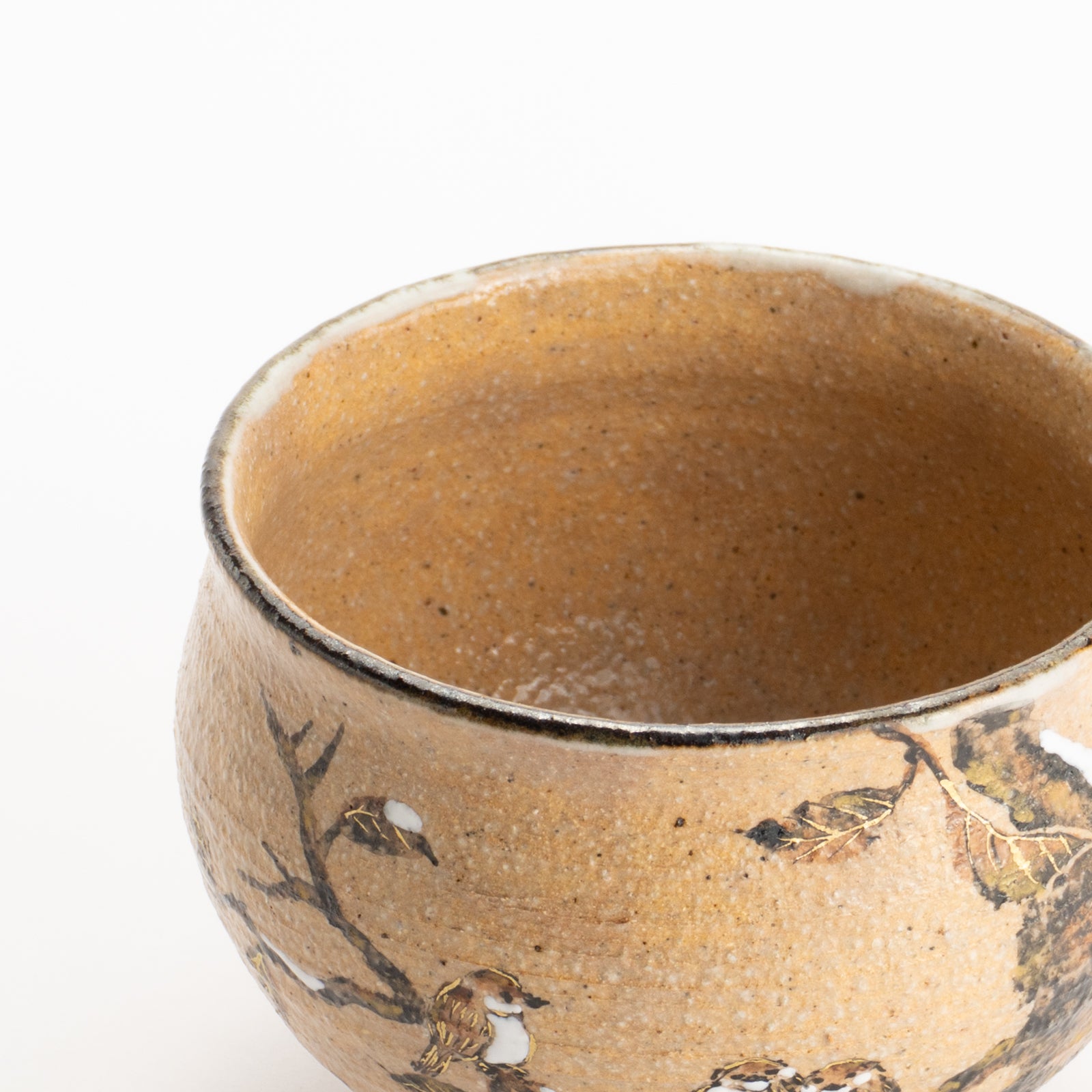 抹茶碗　寒雀　中村良二 KOTOPOTTER