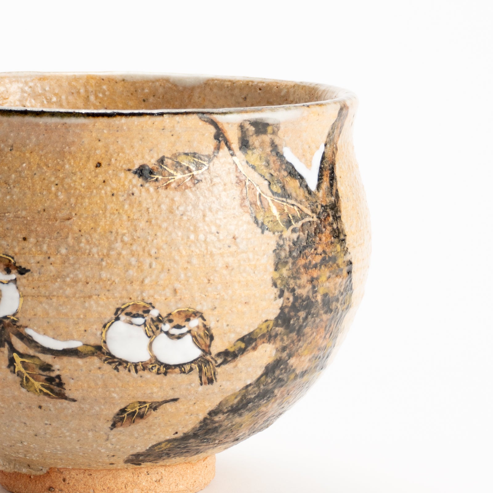 抹茶碗　寒雀　中村良二 KOTOPOTTER