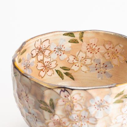 抹茶碗　色絵桜　俊山窯 KOTOPOTTER
