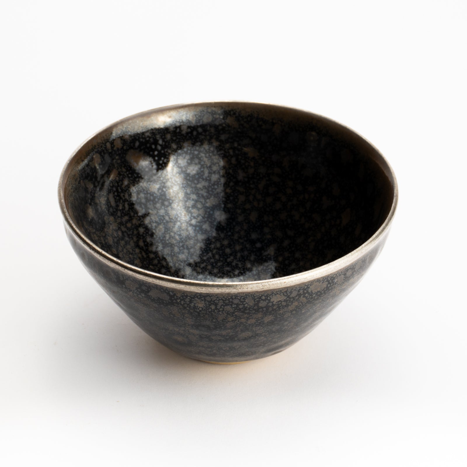 抹茶碗　油滴天目 銀覆輪　桶谷定一 KOTOPOTTER