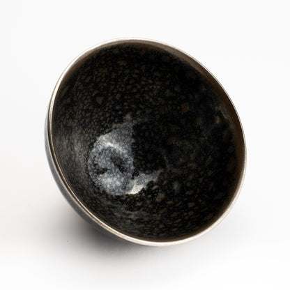 抹茶碗　油滴天目 銀覆輪　桶谷定一 KOTOPOTTER