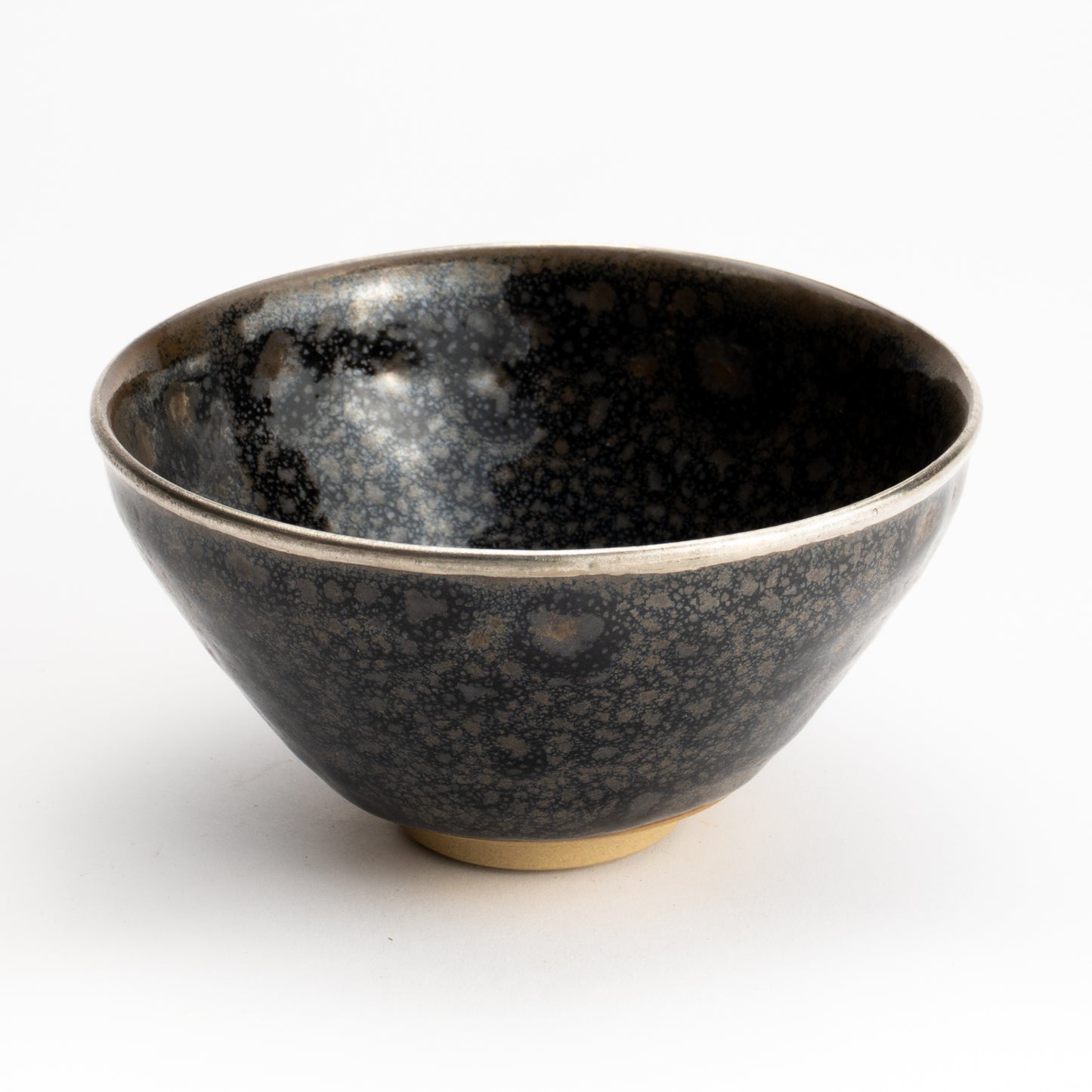 抹茶碗　油滴天目 銀覆輪　桶谷定一 KOTOPOTTER