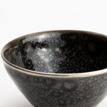 抹茶碗　油滴天目 銀覆輪　桶谷定一 KOTOPOTTER