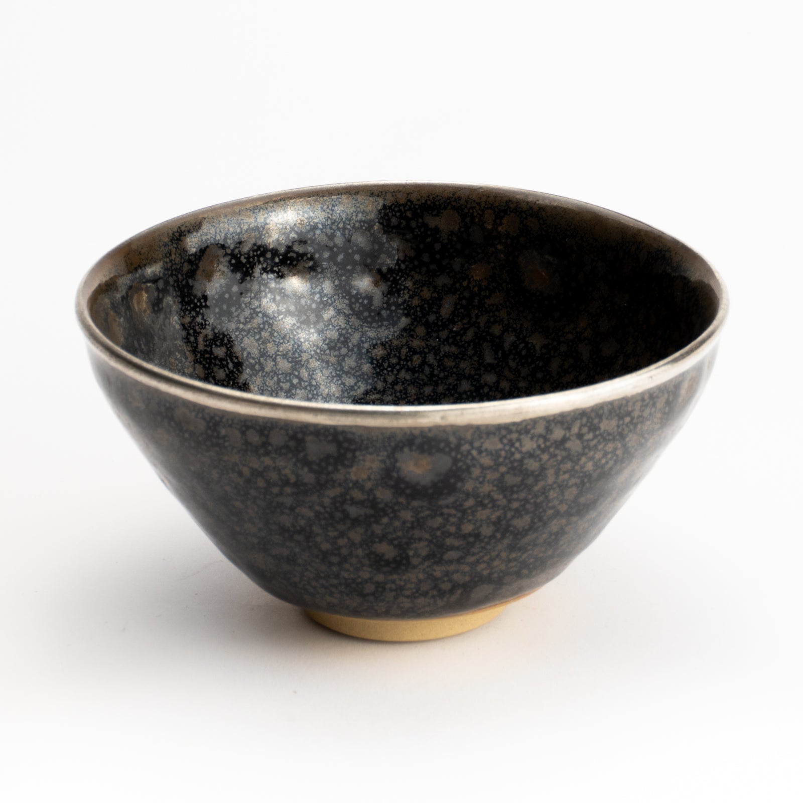 抹茶碗　油滴天目 銀覆輪　桶谷定一 KOTOPOTTER