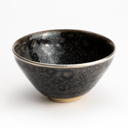 抹茶碗　油滴天目 銀覆輪　桶谷定一 KOTOPOTTER