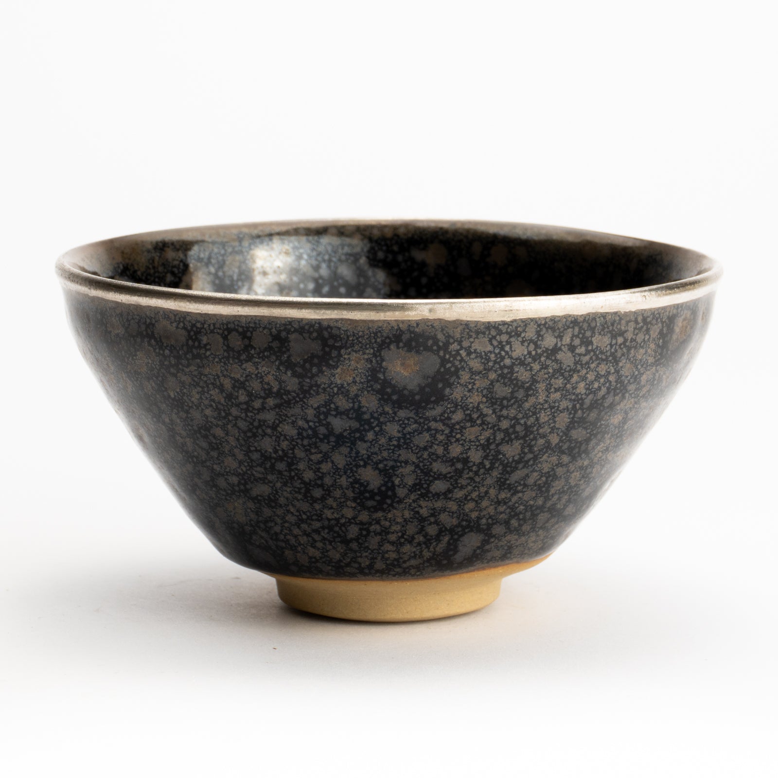 抹茶碗　油滴天目 銀覆輪　桶谷定一 KOTOPOTTER