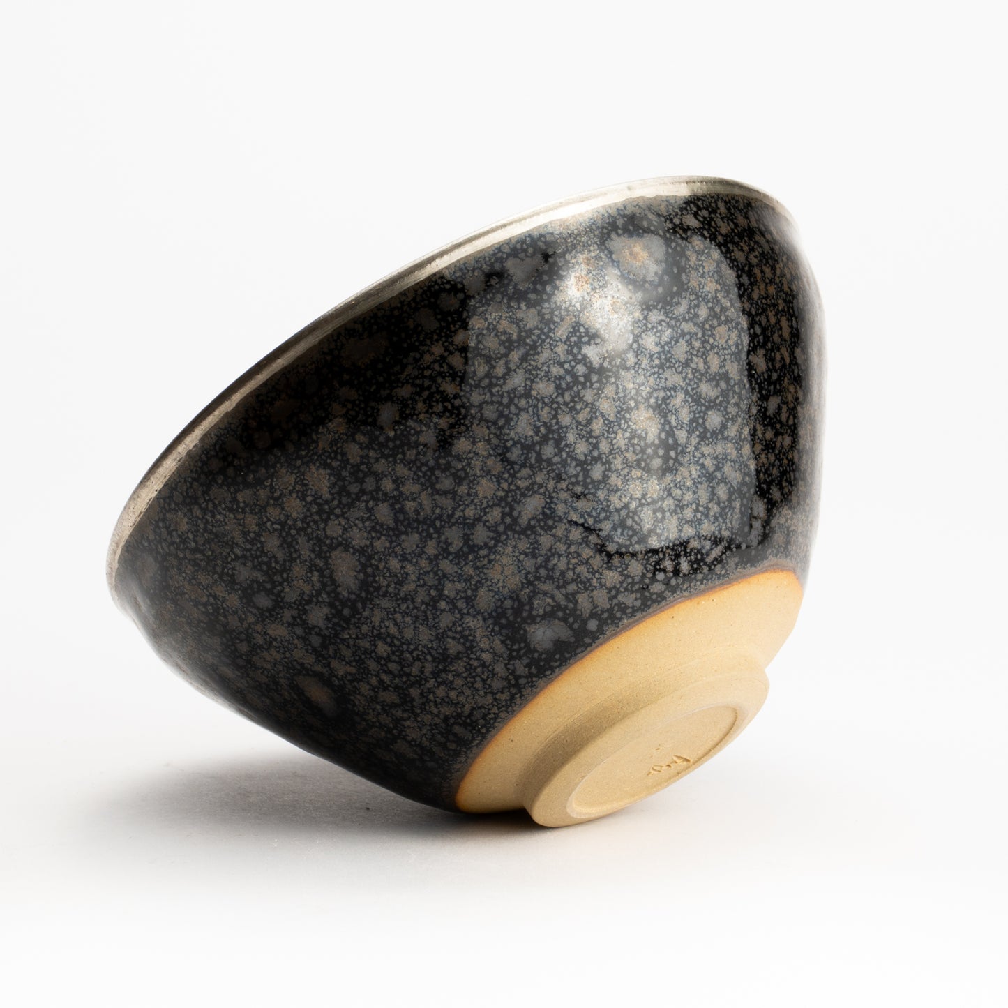 抹茶碗　油滴天目 銀覆輪　桶谷定一 KOTOPOTTER