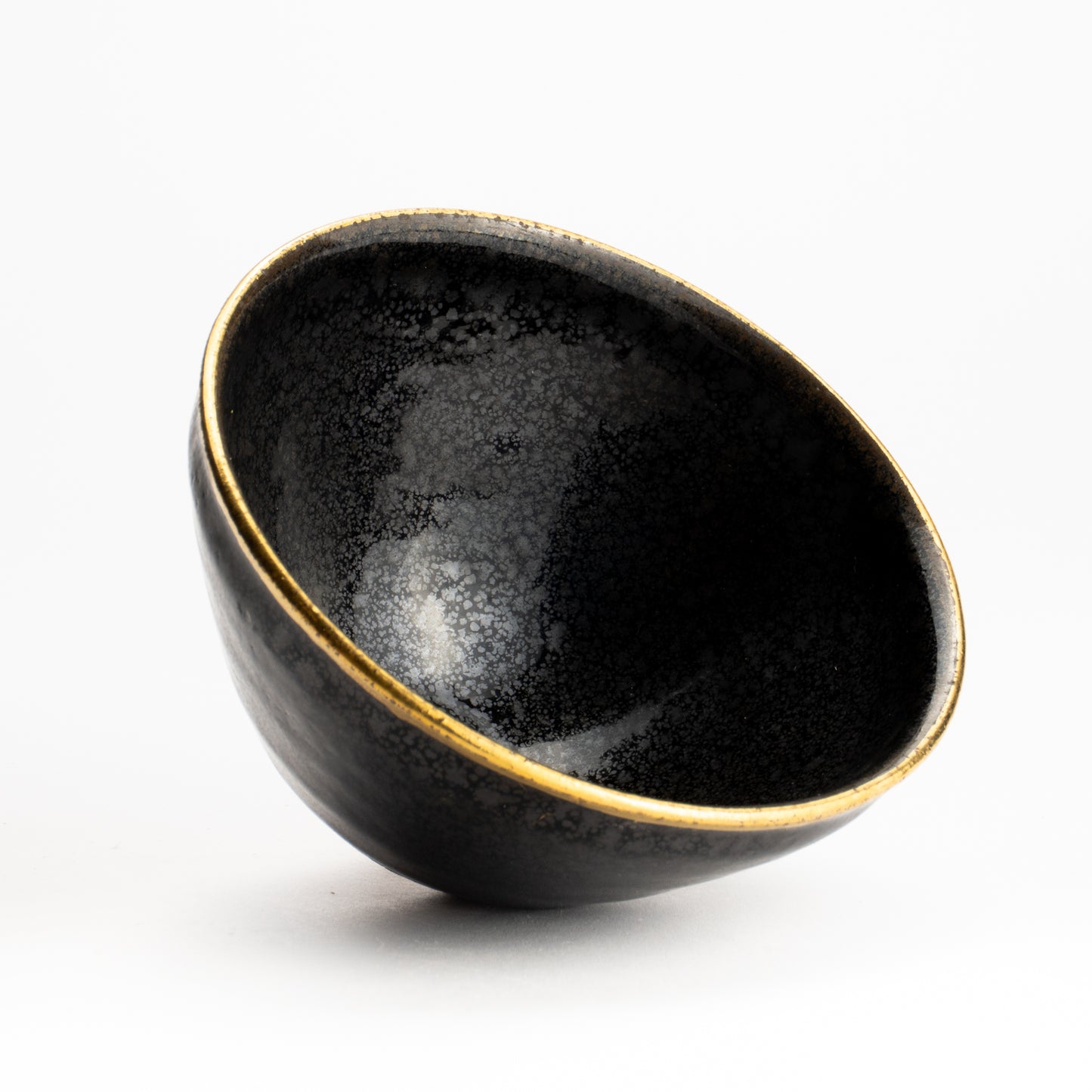 抹茶碗　油滴天目 金覆輪　桶谷定一 KOTOPOTTER