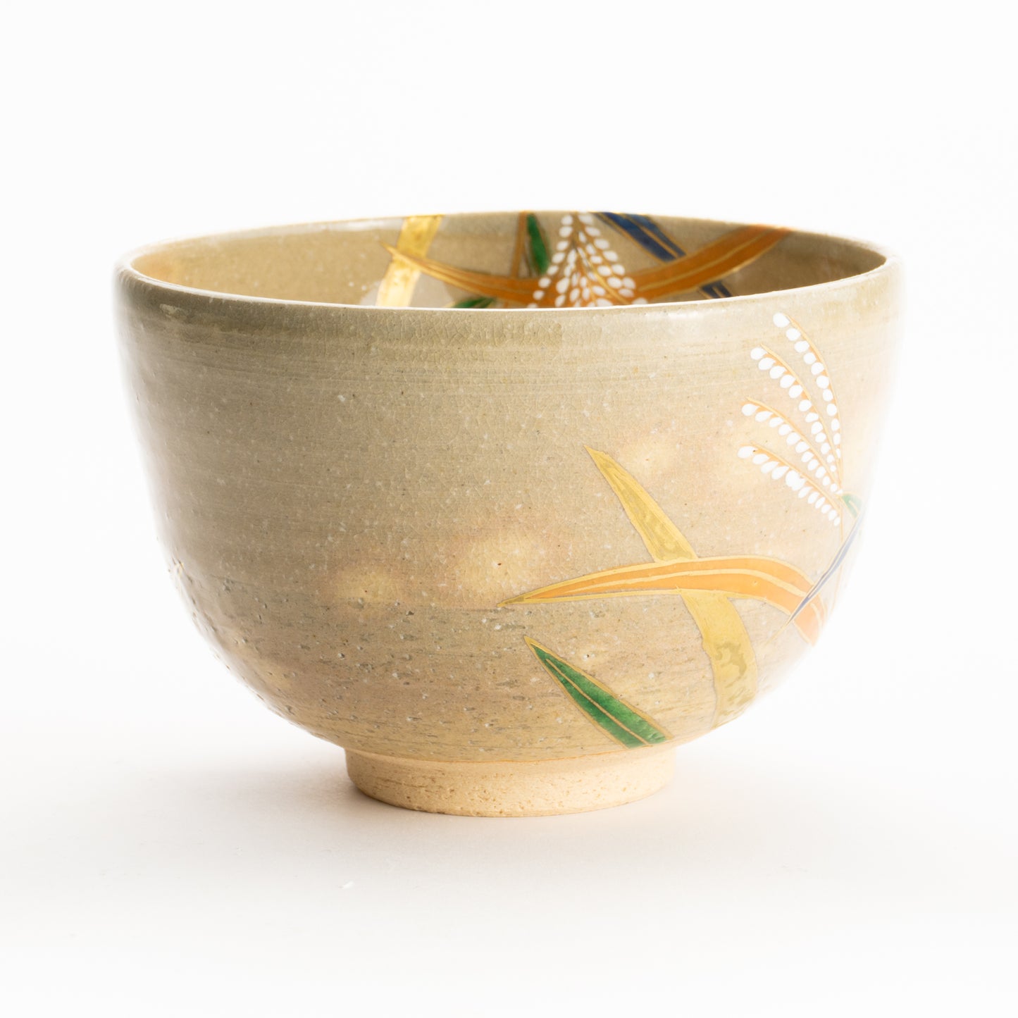 抹茶碗　乾山写 芒　善昇 KOTOPOTTER
